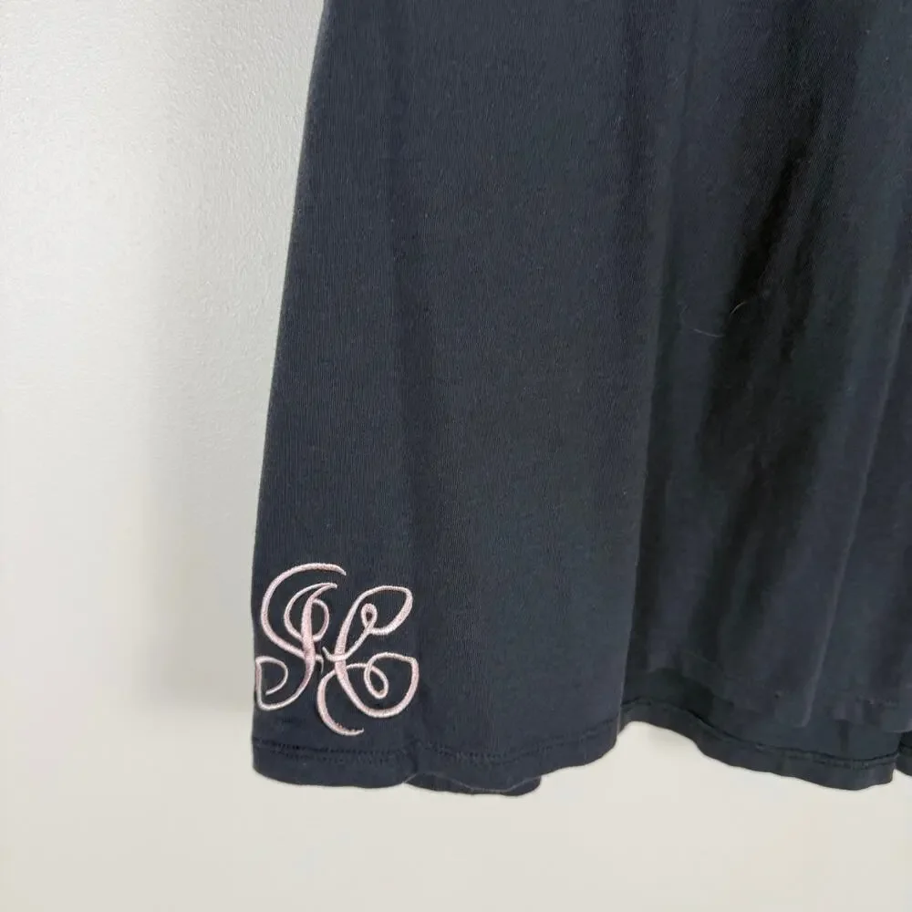 2011 Juicy Couture black mini dress size Small - Picture 4 of 8